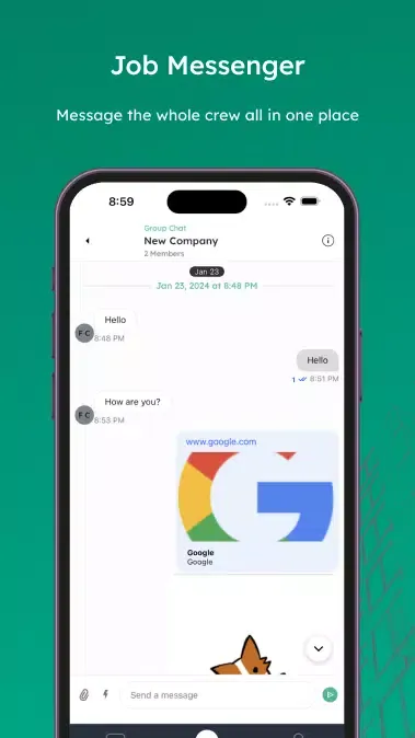 ภาพหน้าจอของ PlanHub Field App