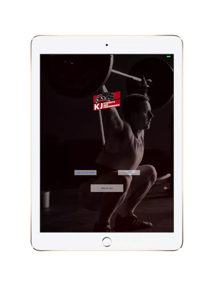 KJ Strength & Performance iPad  স্ক্রিনশট
