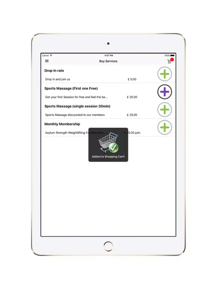 KJ Strength & Performance iPad  স্ক্রিনশট