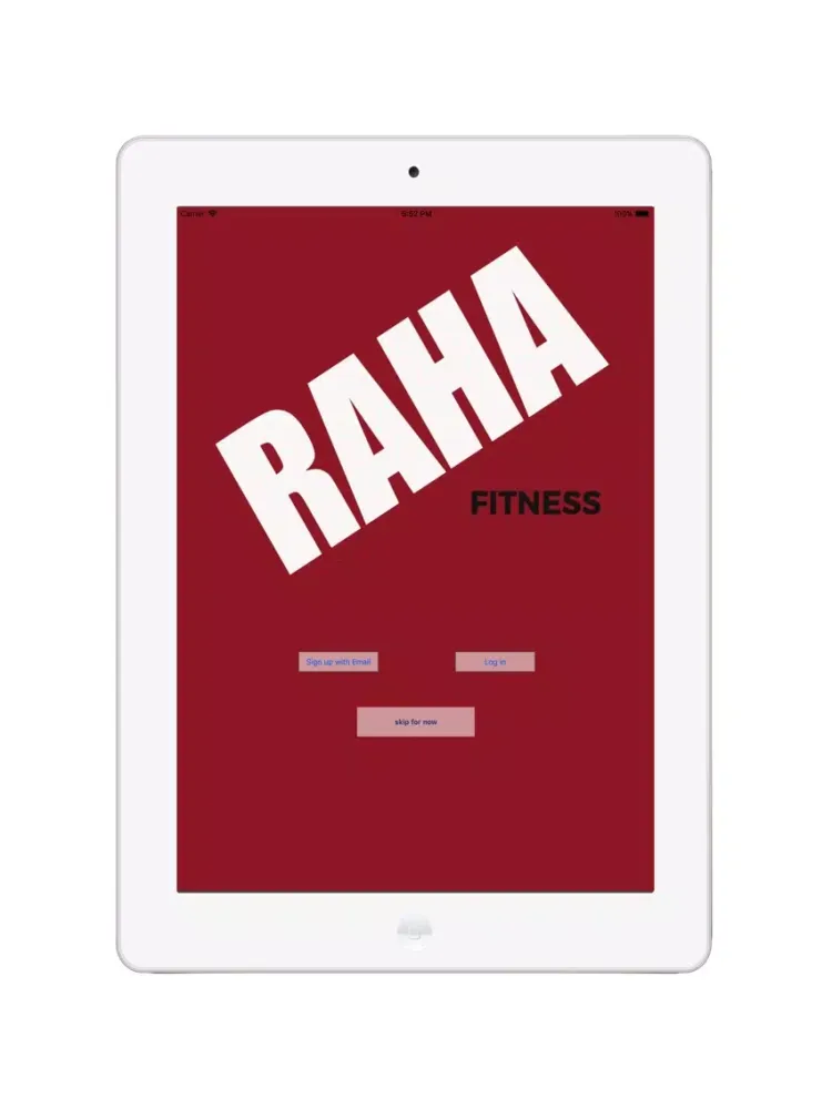 Raha Fitness iPad  स्क्रीनशॉट