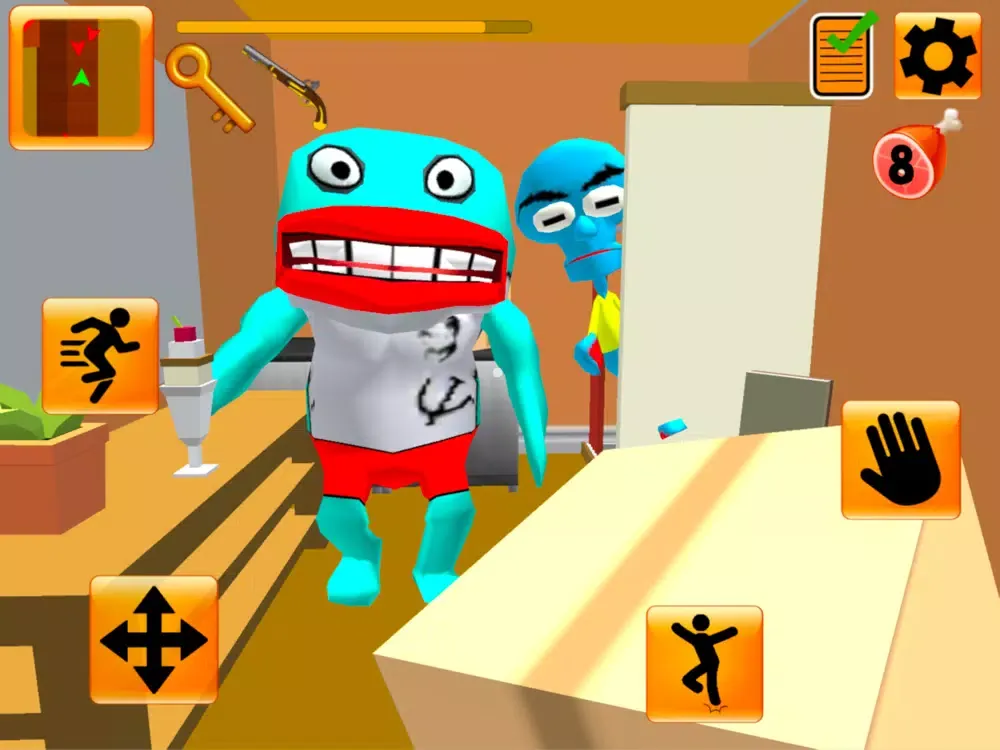 Tangkapan layar Plankton's Gang. Sponge Escape iPad 