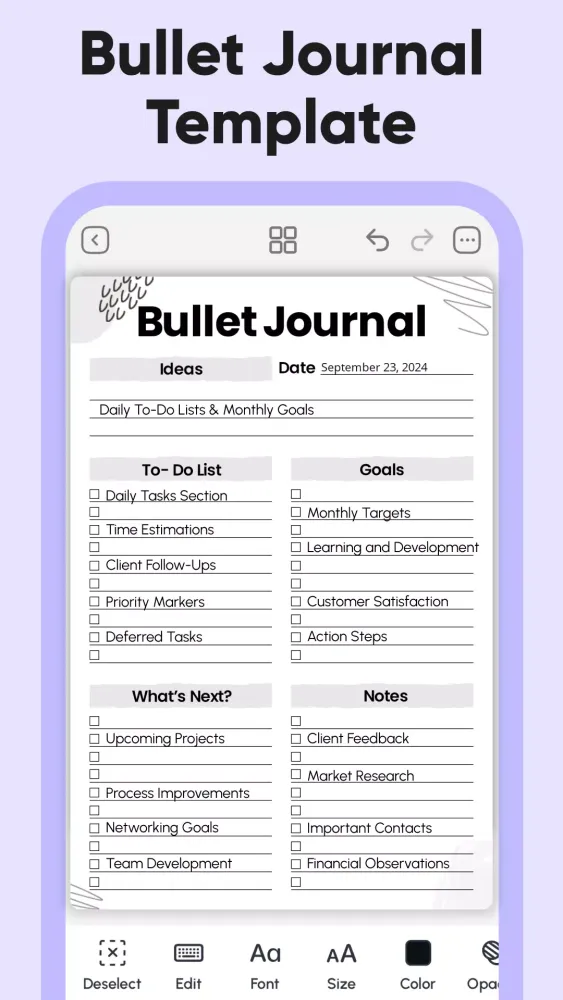 Daily Planner, Weekly Planner Screenshots