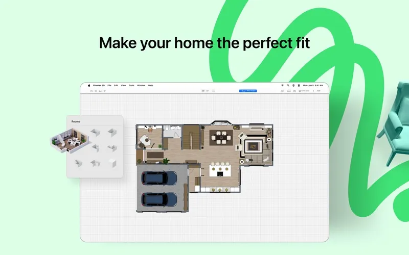 Tangkapan layar Planner 5D: Interior Desig‪n