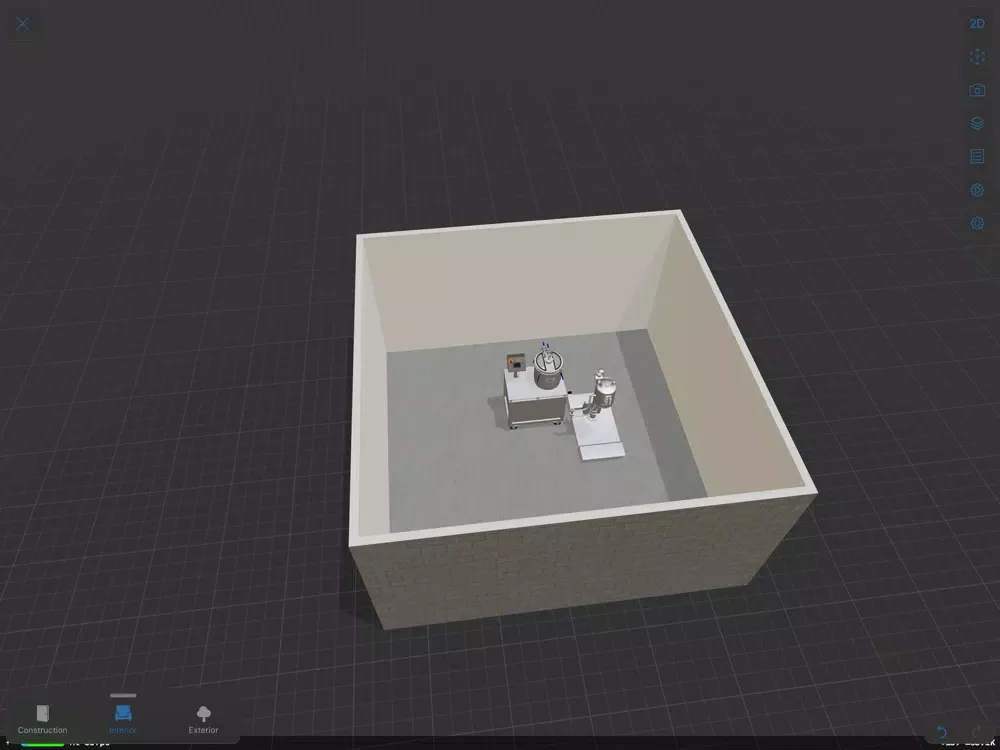 Capturas de tela do DS Facility Builder iPad 