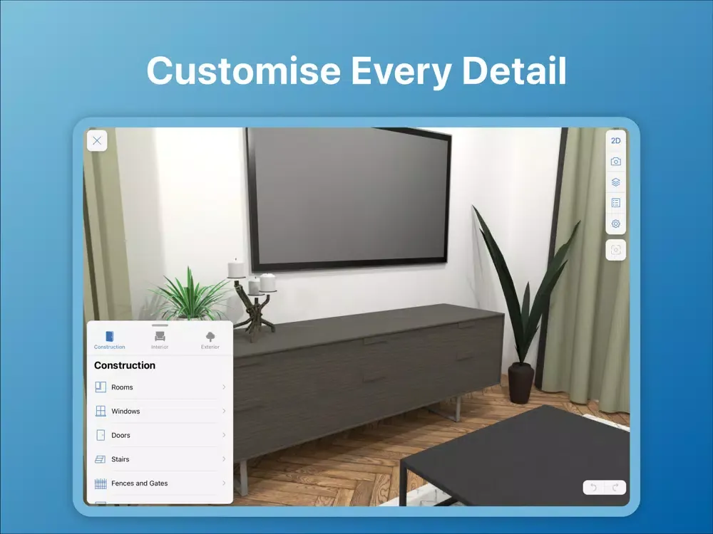 Скриншоты ViDesign – 3D Home Design iPad 