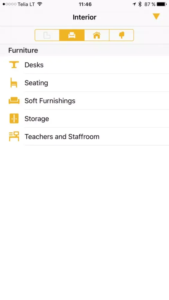 Woods Furniture Space Planner Screenshots