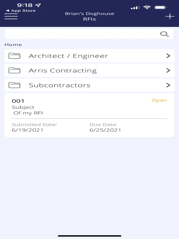Capturas de tela do Sampson Construction iPad 
