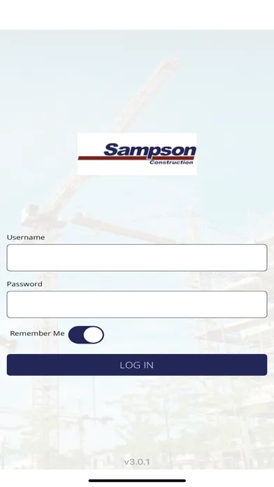 Capturas de tela do Sampson Construction