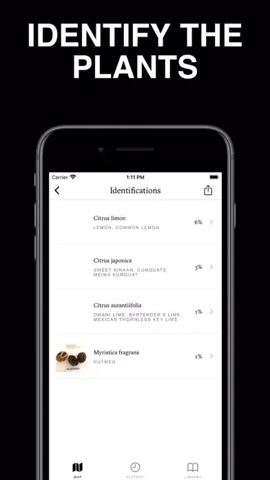 The Plant Map App スクリーンショット