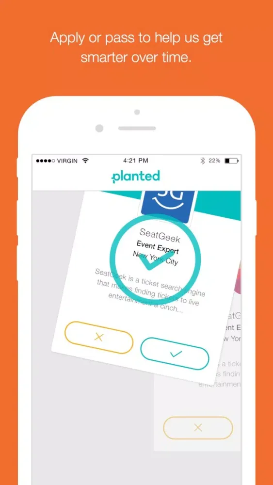 Ảnh chụp màn hình của Planted: Find Jobs You’ll Love
