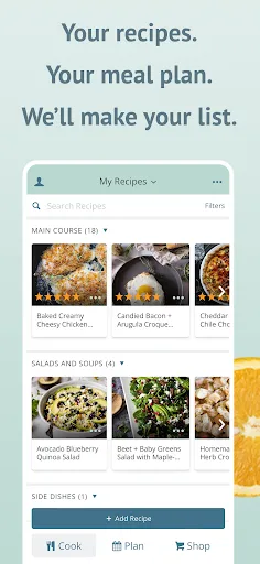 Zrzuty ekranu Plan to Eat: Meal Planner