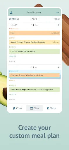 Zrzuty ekranu Plan to Eat: Meal Planner
