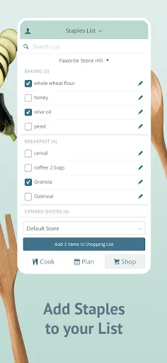 Zrzuty ekranu Plan to Eat: Meal Planner