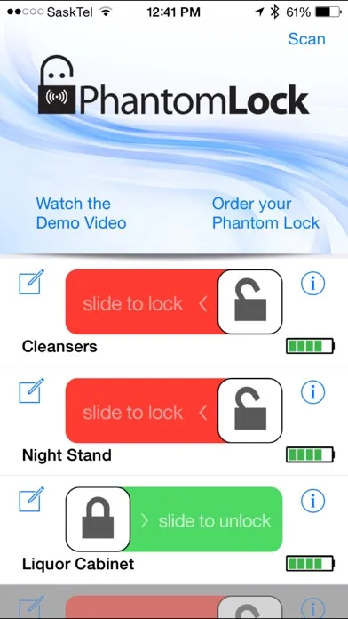 Screenshot di PhantomLock Keyless Invisible Cabinet and Drawer Lock System