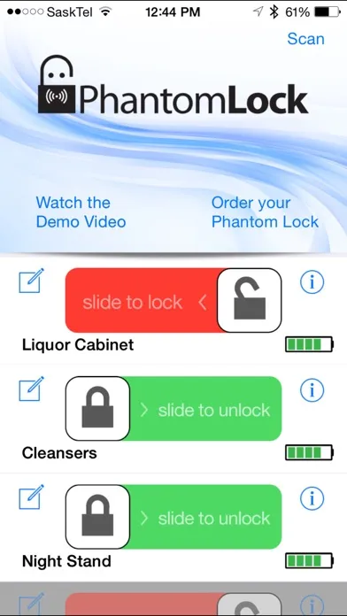 Screenshot di PhantomLock Keyless Invisible Cabinet and Drawer Lock System