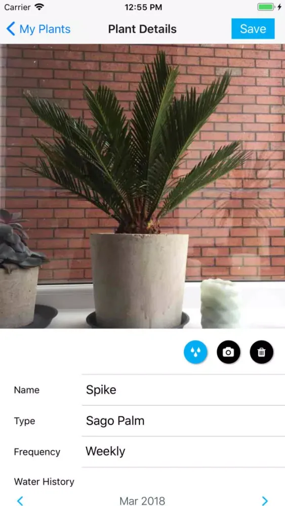 Tangkapan layar Planty