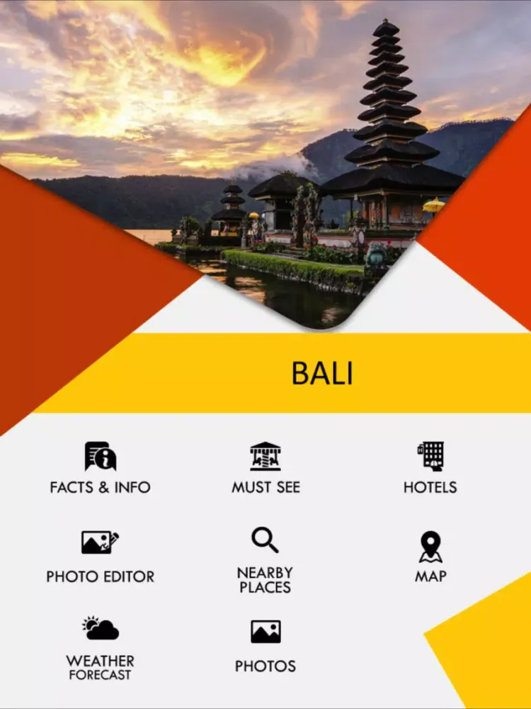 ภาพหน้าจอของ Bali Travel Guide iPad 