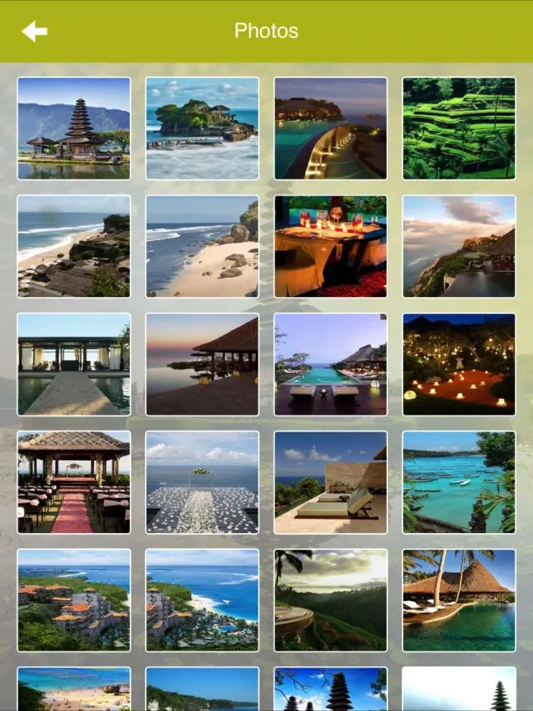 ภาพหน้าจอของ Bali Travel Guide iPad 