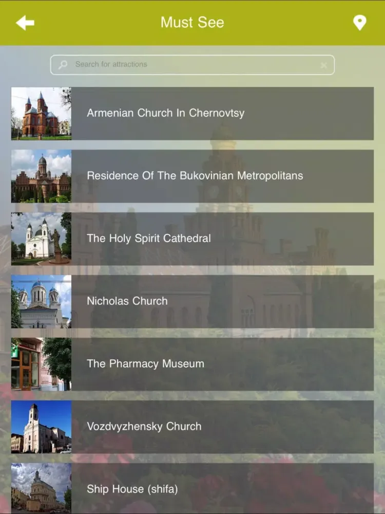 Chernivtsi Travel Guide iPad  Screenshots