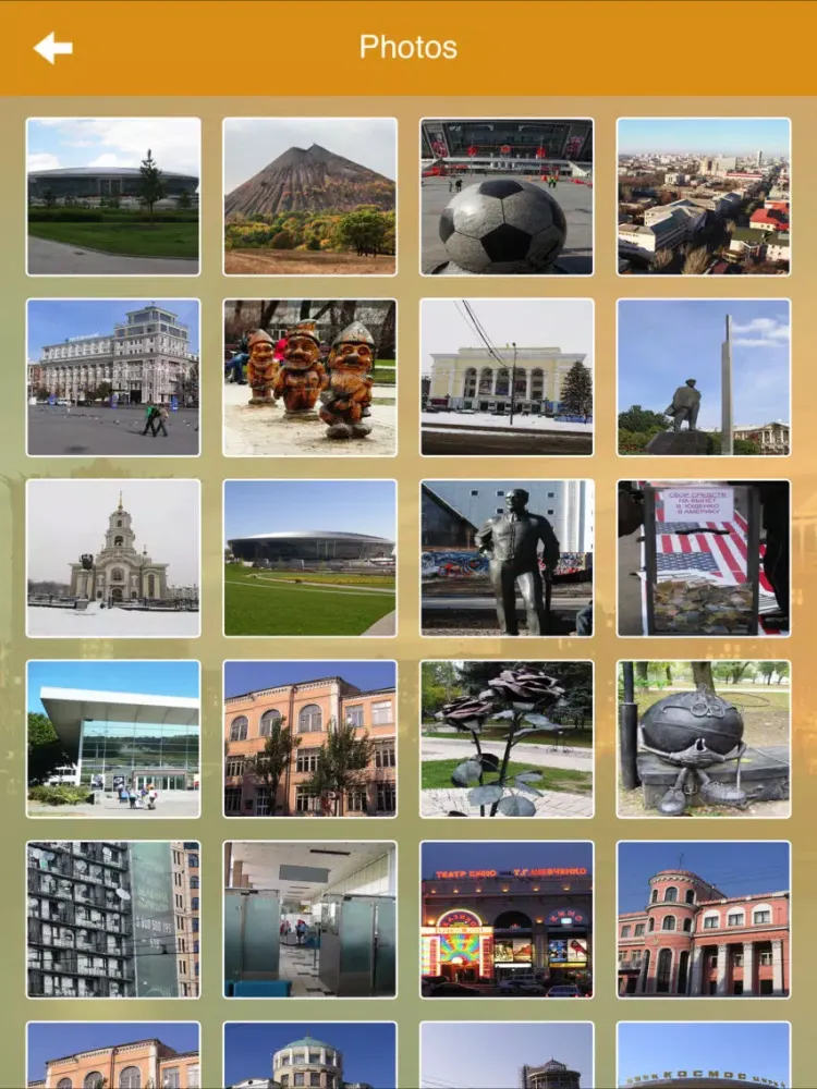 Tangkapan skrin Donetsk Travel Guide iPad 
