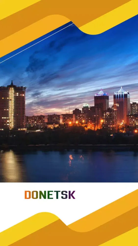 Tangkapan skrin Donetsk Travel Guide