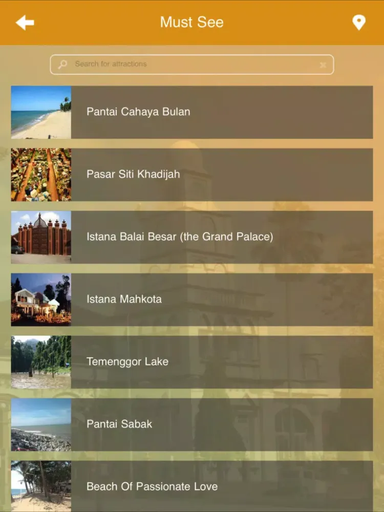 Capturas de tela do Kota Bharu Tourism iPad 