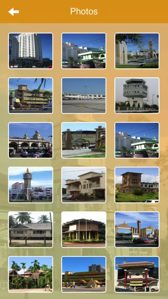 Capturas de tela do Kota Bharu Tourism
