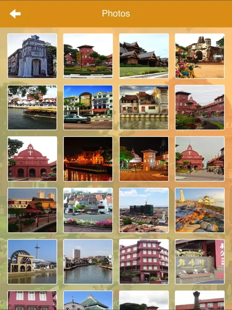 Capturas de tela do Malacca Travel Guide iPad 