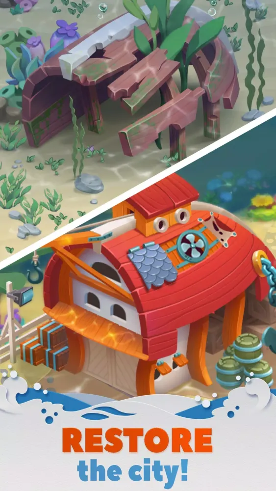 Capturas de tela do Undersea