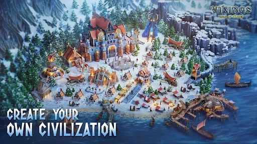 Vikings: War of Clans سکرین شاٹس