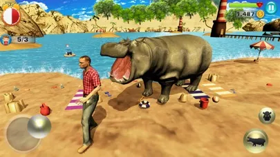 Captures d'écran de Hungry Hippo Attack Simulator
