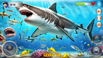 Angry Shark Simulator Games 3d سکرین شاٹس