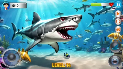 Angry Shark Simulator Games 3d سکرین شاٹس