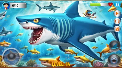 Angry Shark Simulator Games 3d سکرین شاٹس