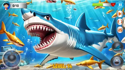 Angry Shark Simulator Games 3d سکرین شاٹس