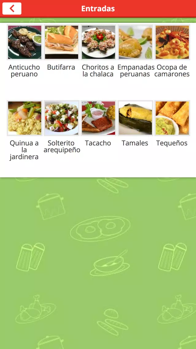 Recetario de Cocina Peruana应用截图