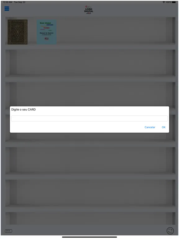 ภาพหน้าจอของ Meu Livro Digital iPad 