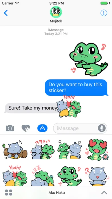 Aku&Haku Stickers Screenshots
