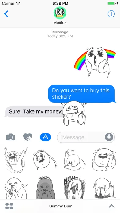 Capturas de pantalla de Dummy Dum Stickers