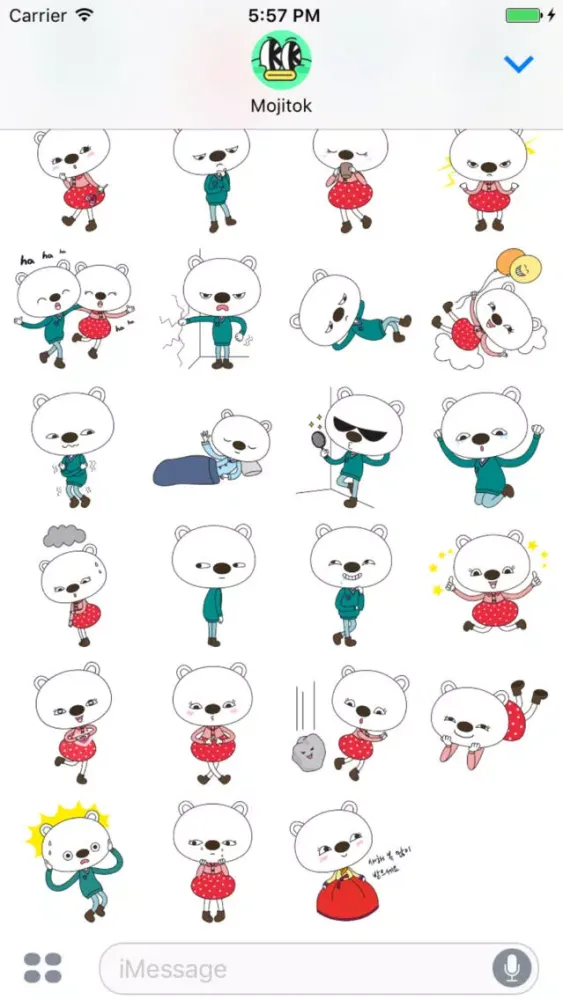 Capturas de pantalla de Benny & Bessie, the Polar Bears Stickers