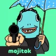 Carp head Kim boong uh! Stickers