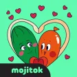 Cucumber&Sausage Couples Stickers