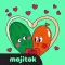 Cucumber&Sausage Couples Stickers