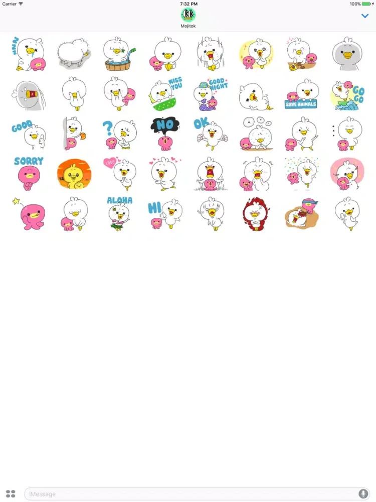 Duck Caesar Stickers iPad  Screenshots