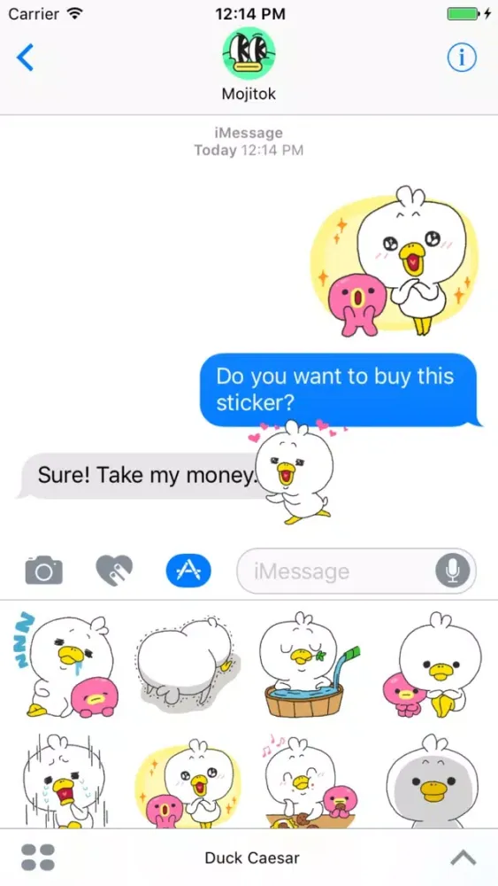 Duck Caesar Stickers Screenshots