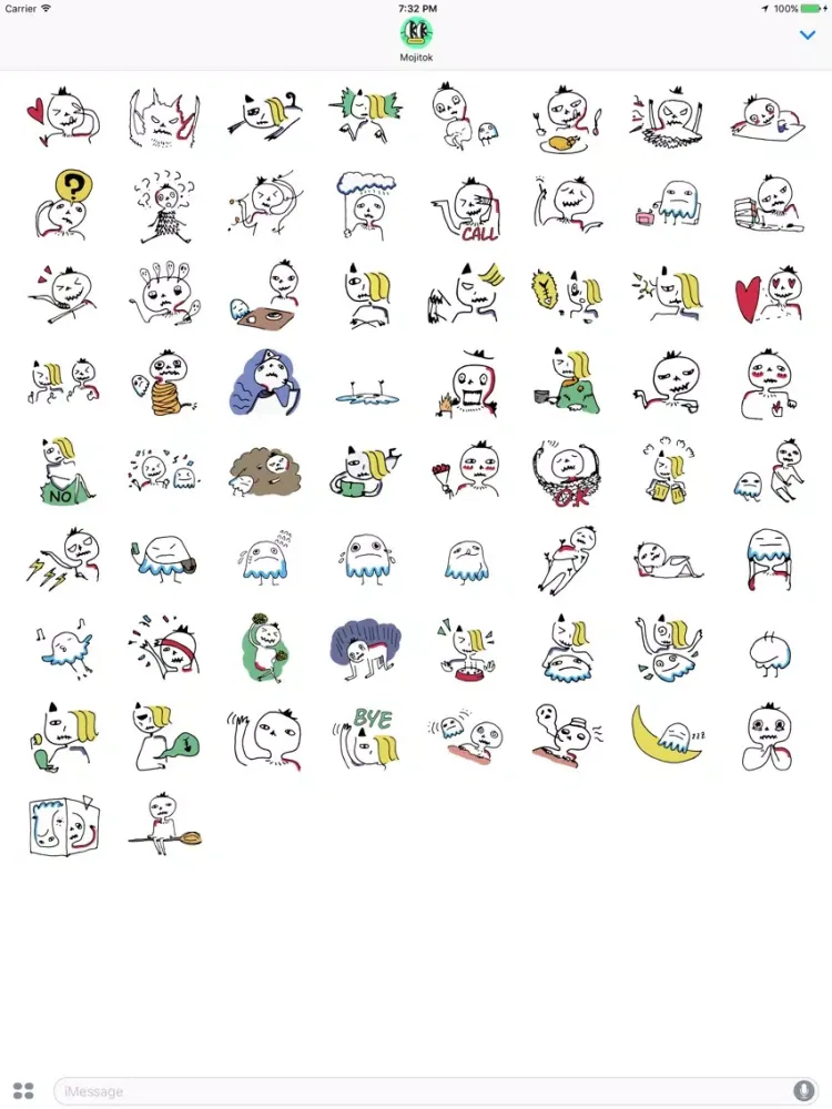 Скриншоты Haro and Friends Stickers iPad 