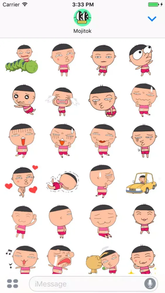 Jjukku Animated Stickers Ekran Görüntüleri