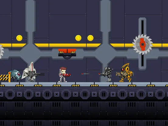 Captures d'écran de Future Shooter 2D iPad 