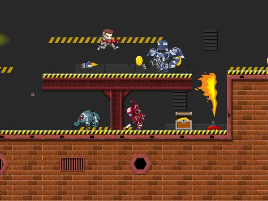 Captures d'écran de Future Shooter 2D iPad 