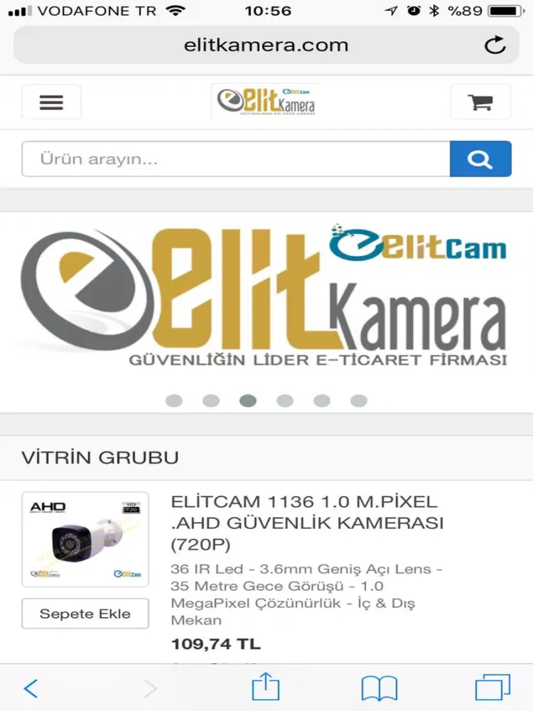 elitkamera.com iPad  スクリーンショット